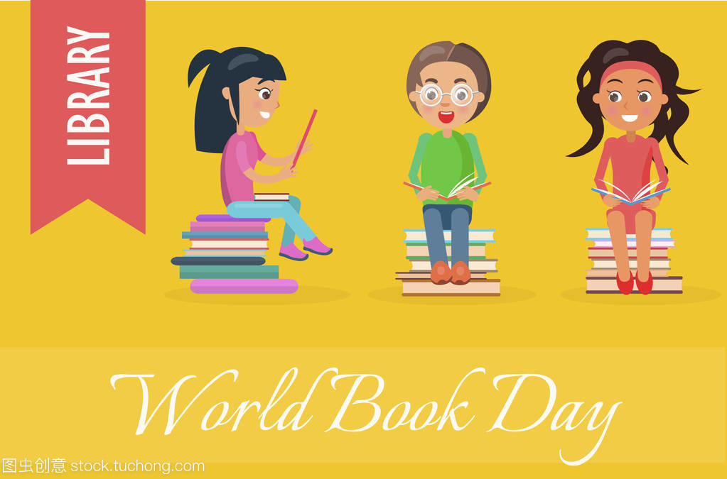 图书馆里的童话王国 儿童世界读书日与海报的奇妙邂逅